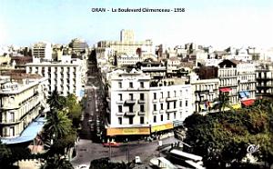 Oran - Boulevard Clemenceau - 1958